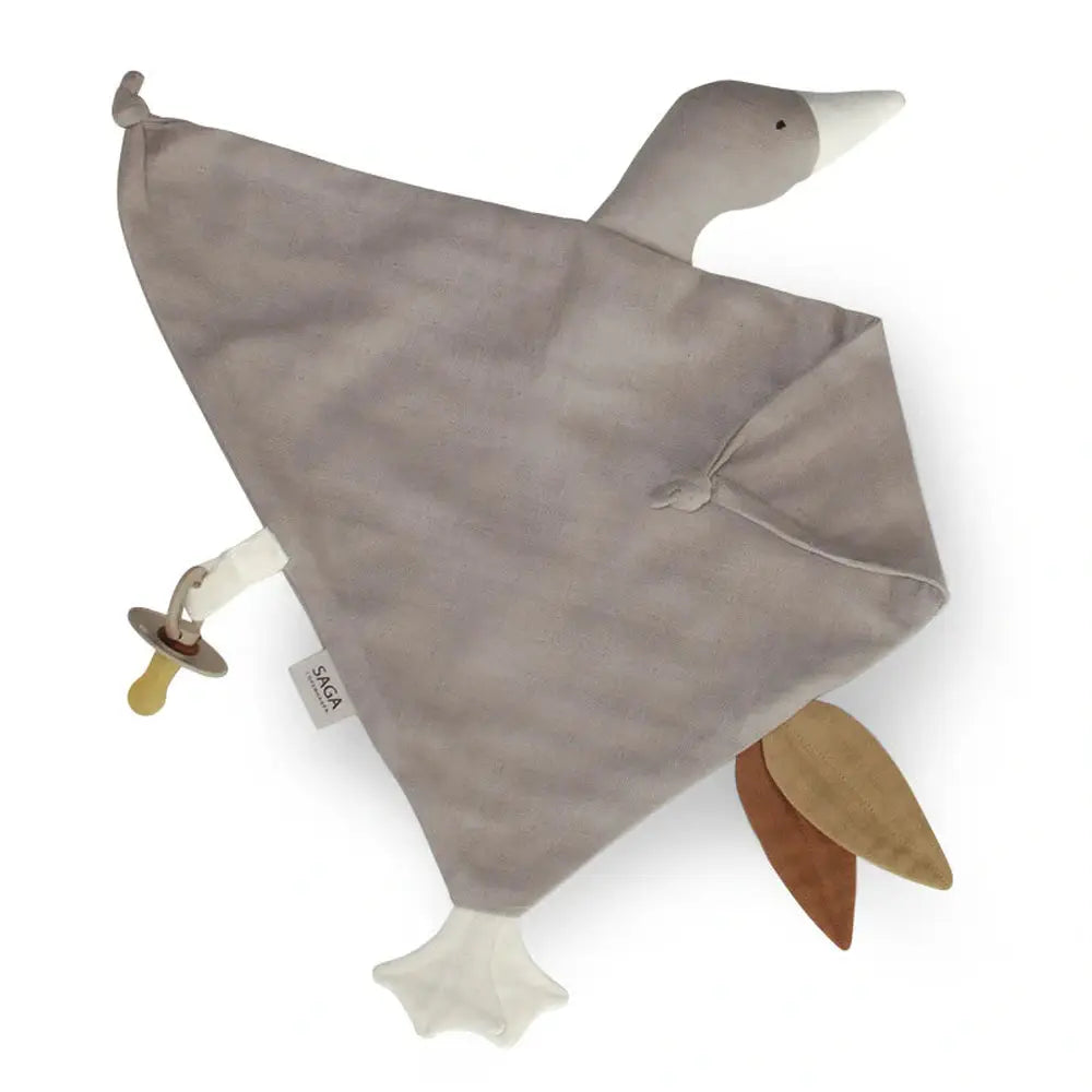 Doudou Oie Saga - Gris foncé / Dove
