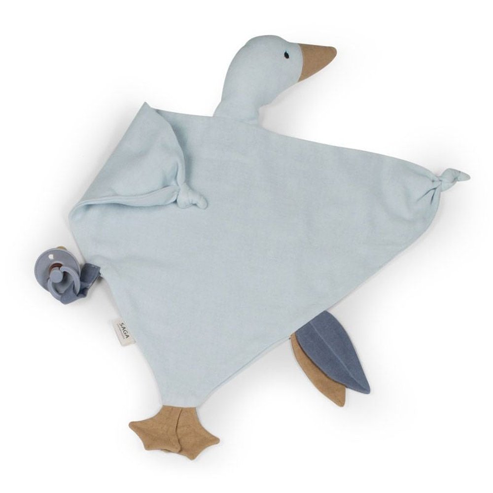 Doudou oie Saga Bleu