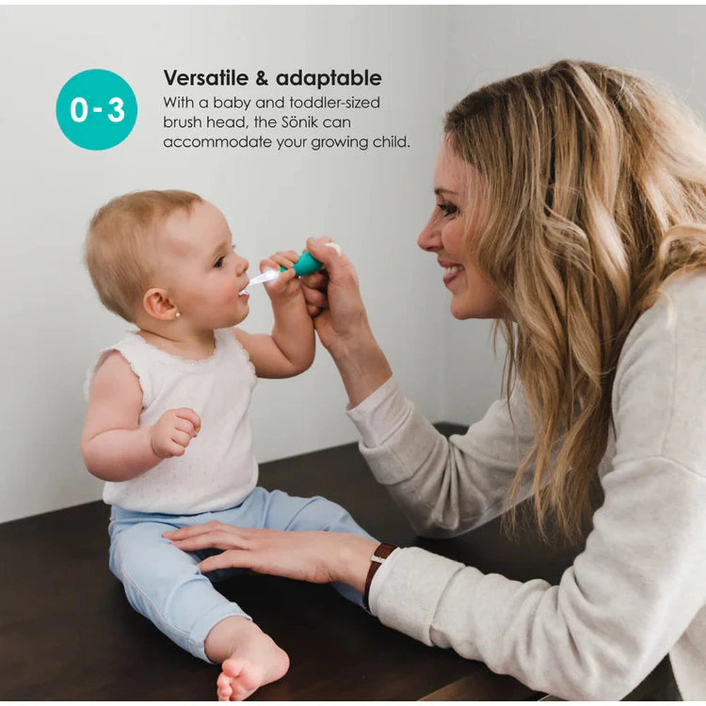 Bblüv Sönik Brosses à dents électriques pour bébés et tout-petits - 2 étapes