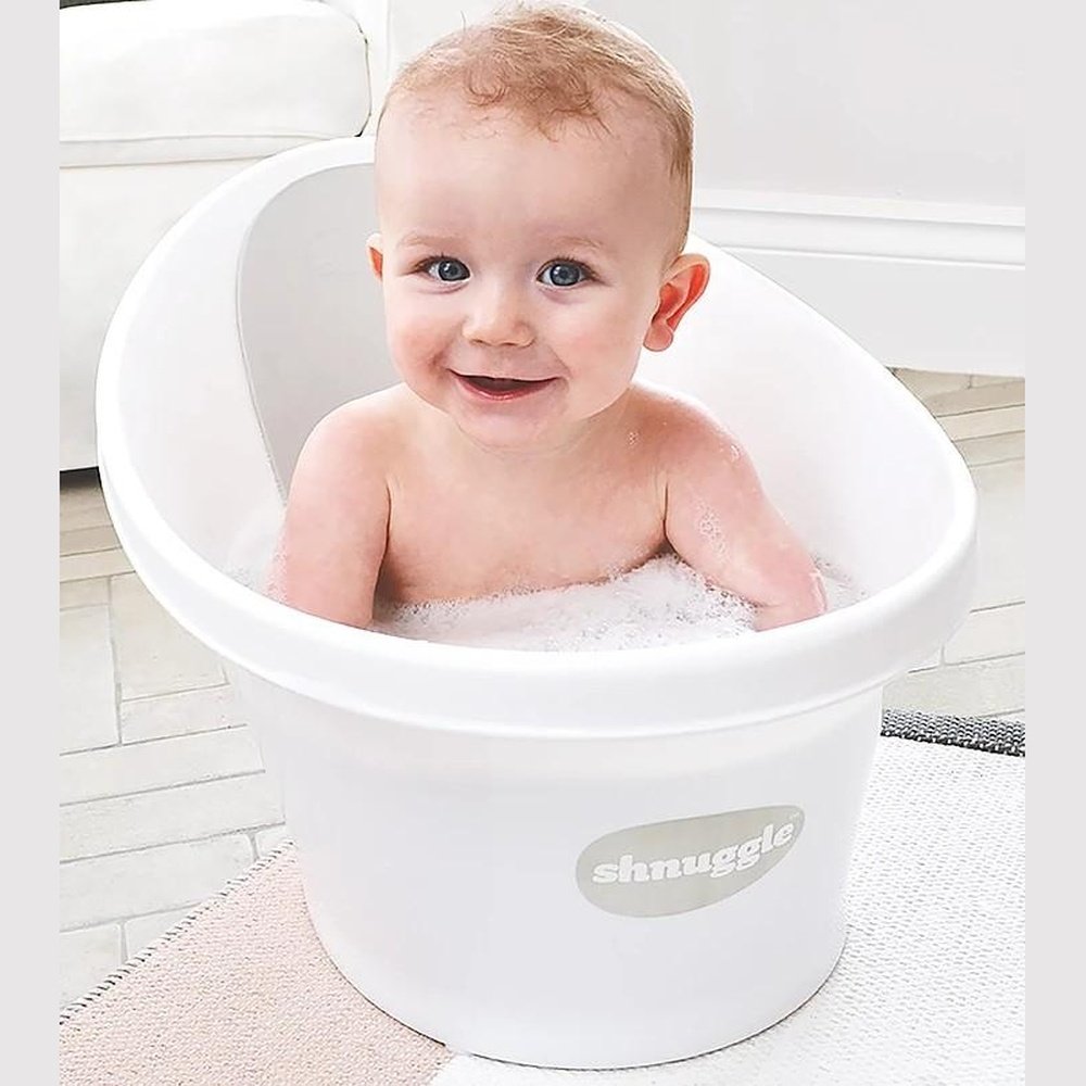 Baignoire Shnuggle - blanc/gris