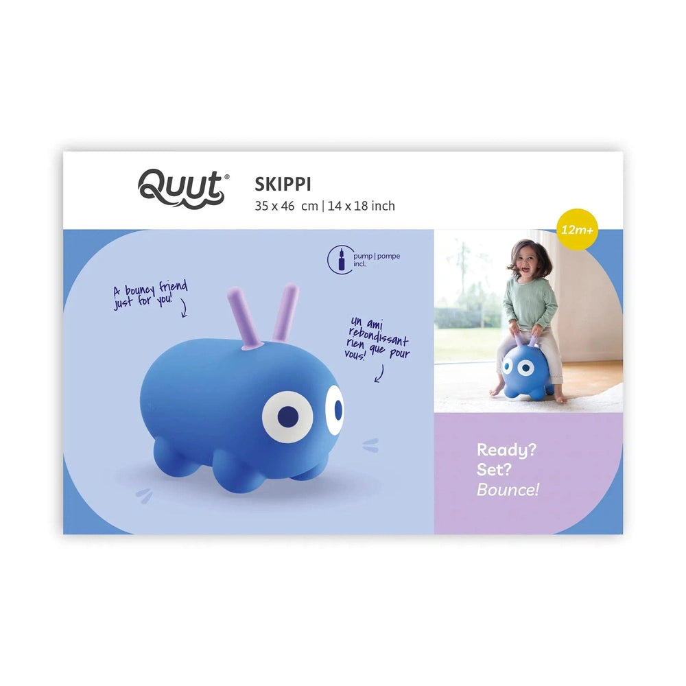 Quut Skippi - Jouet à ressort - Bleu cosmique
