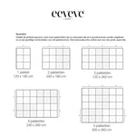 Eeveve Tapis de jeu puzzle Kilim - Sable