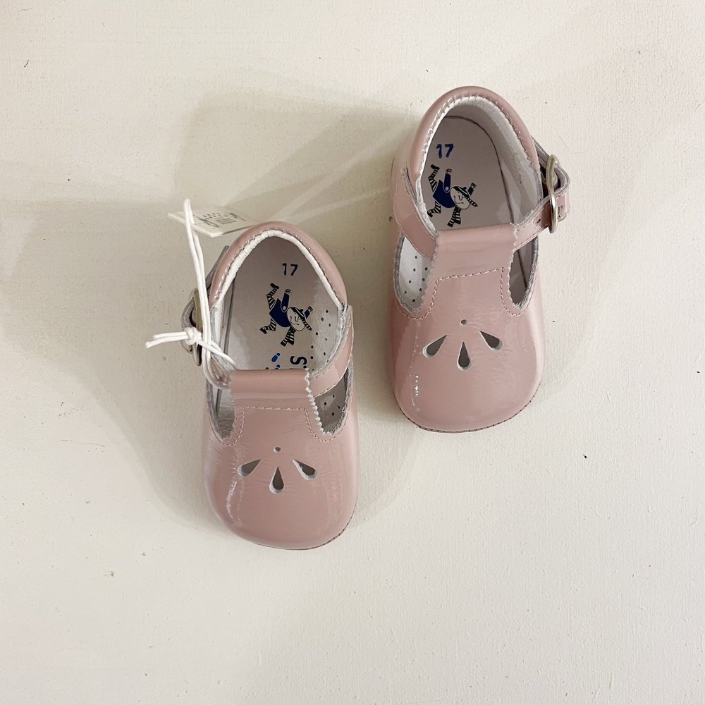 Premières chaussures - rose pâle