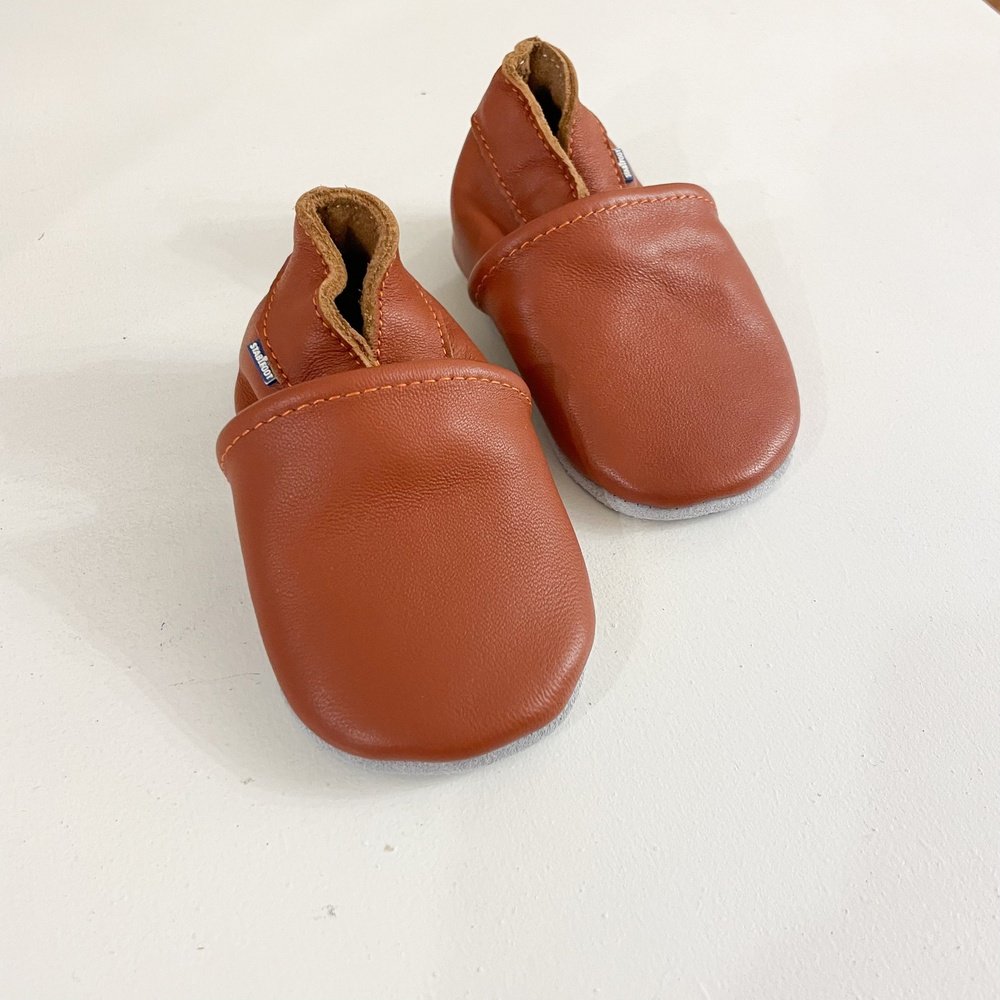 Chaussures bébé Babysoft - cognac