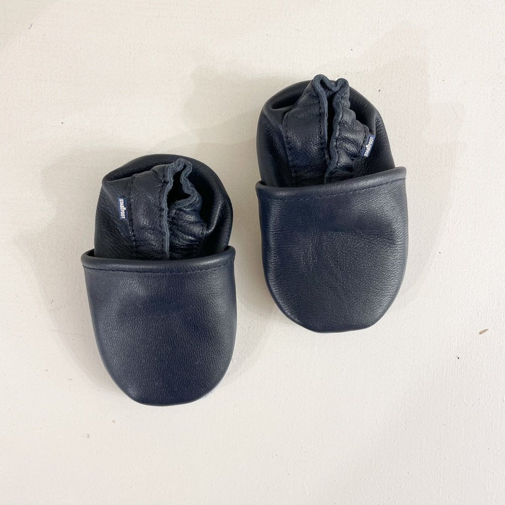 Chaussons bébé Babysoft - bleu marine