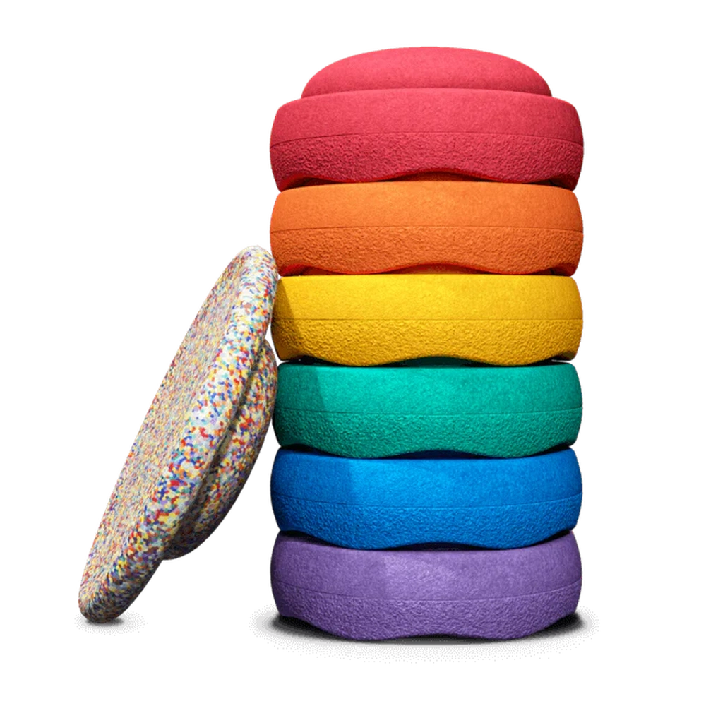 Stapelstein Super Confetti Rainbow Set Classique