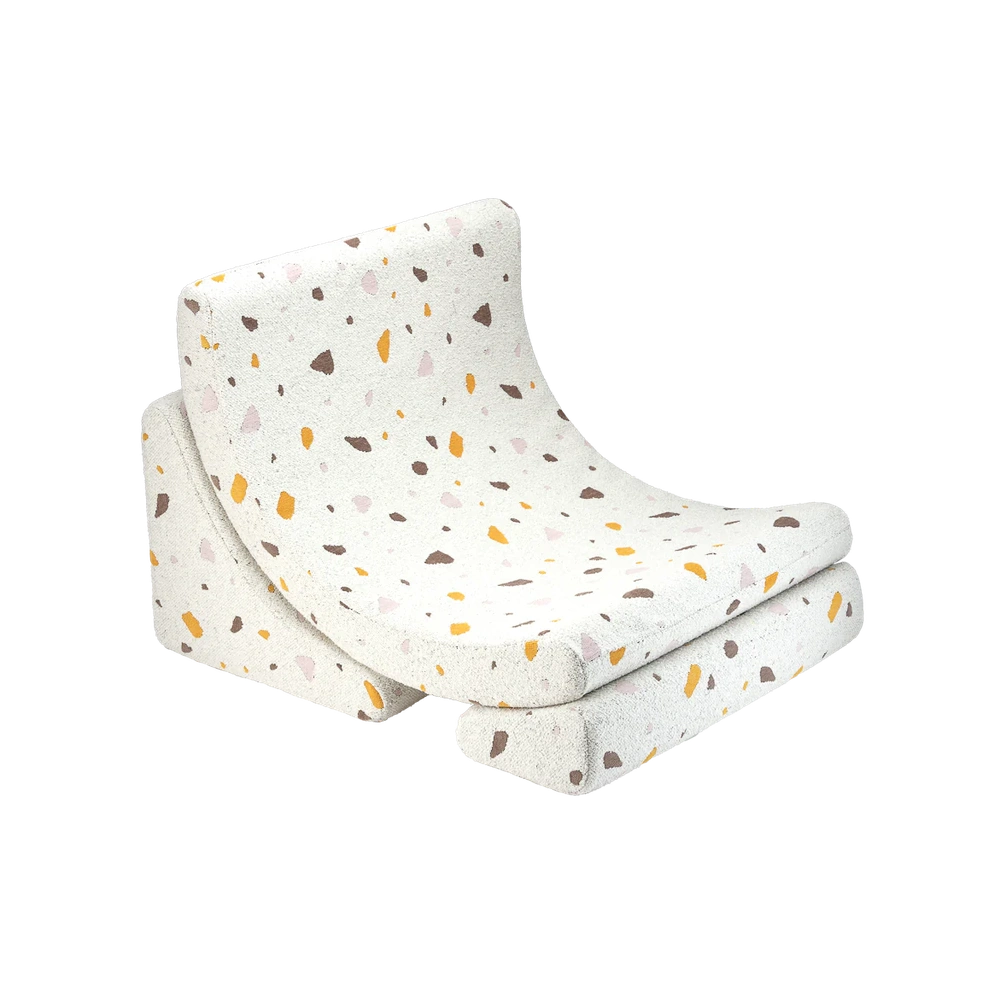 Fauteuil Wigiwama - Moon Chair - Marbre terrazzo