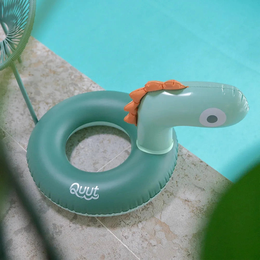 Bouée Quut Cheval verte pour enfants – double plaisir aquatique avec style