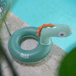 Bouée Quut Cheval verte pour enfants – double plaisir aquatique avec style