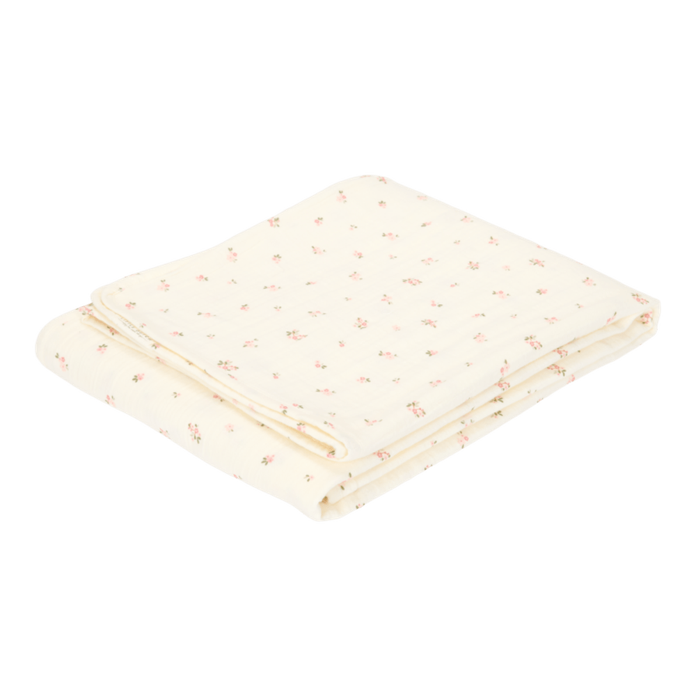 Little Dutch Couverture fine pour berceau en mousseline - Fairy Blossom