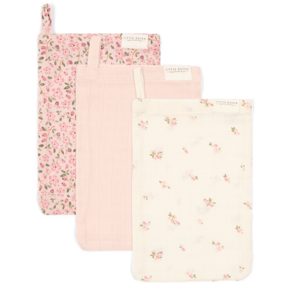 Set de gants de toilette en hydrophile Little Dutch Fairy Garden