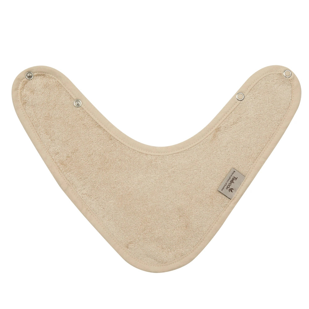 Timboo Bandana Bavoir Double Couche - Frosted Almond