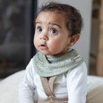 Timboo Bandana bavoir double couche - Whisper Green