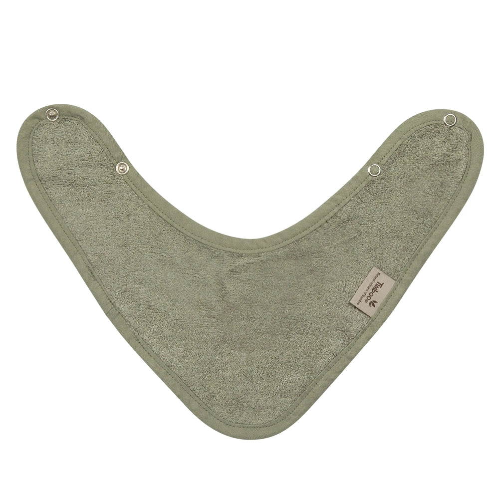 Timboo Bavoir bandana à double couche - Whisper Green