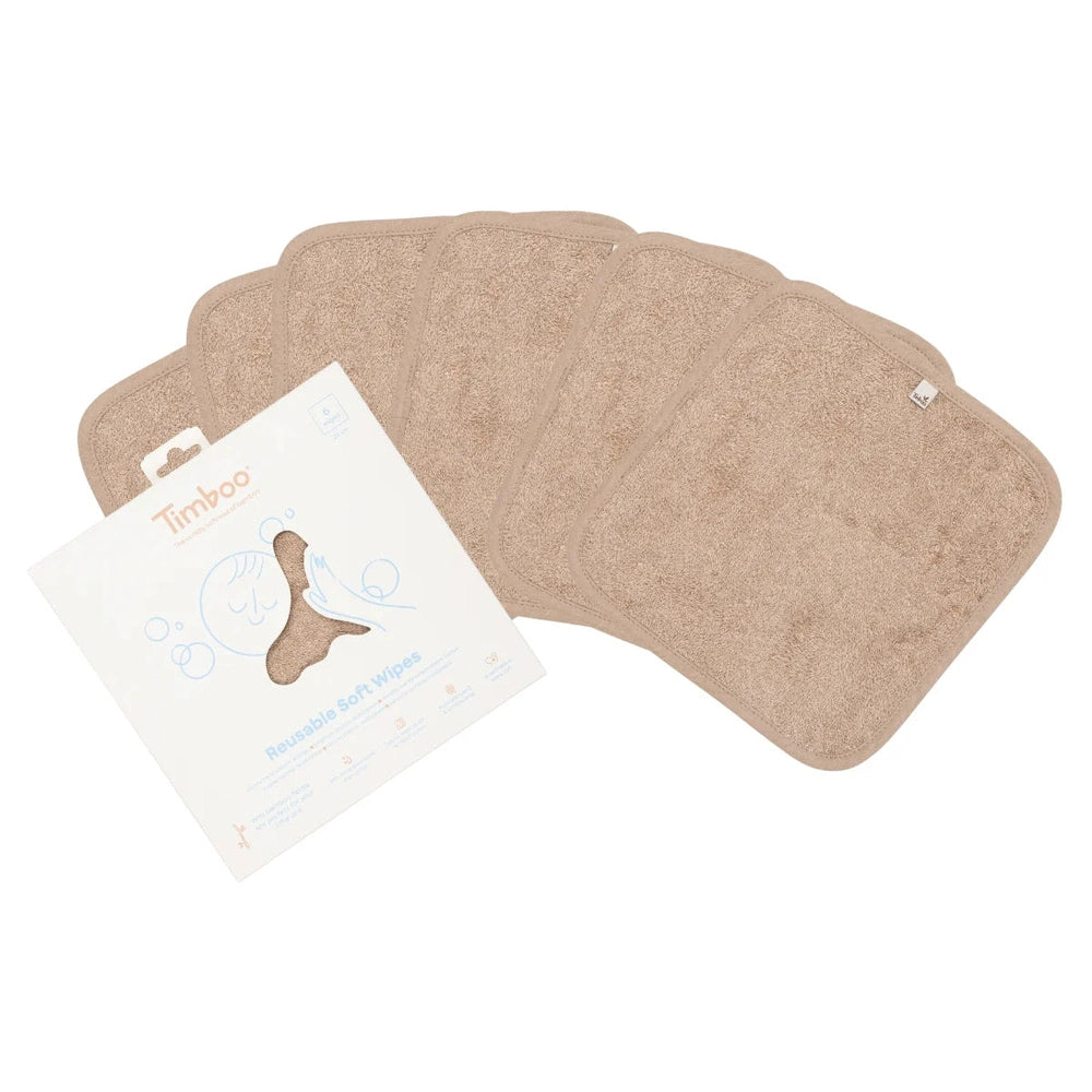 txt
Timboo Lingettes réutilisables 6 lingettes - Savannah Sand
