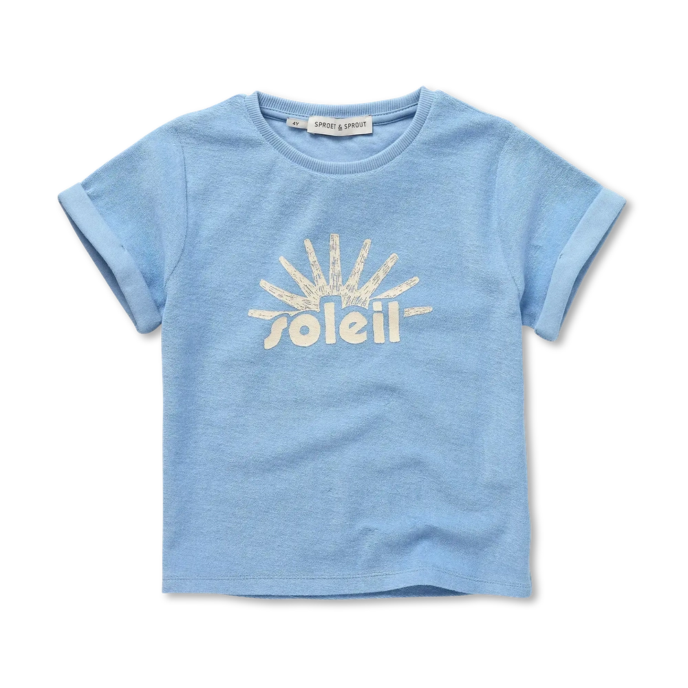 Sproet en Sprout T-shirt en éponge Soleil