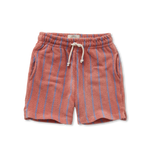 Sproet et Sprout short en tissu éponge à fines rayures