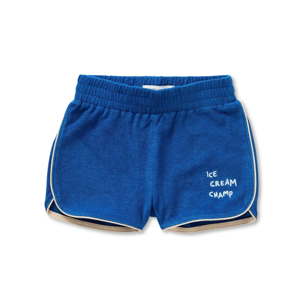 Sproet en Sprout Short de sport en éponge bleu