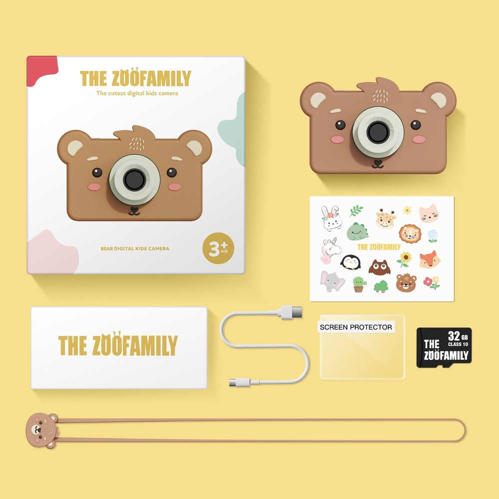 The Zoofamily Zoo Friends - Ours | appareil photo pour enfants