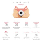The Zoofamily Zoo Friends - Renard | Appareil photo pour enfants
