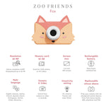 The Zoofamily Zoo Friends - Renard | Appareil photo pour enfant