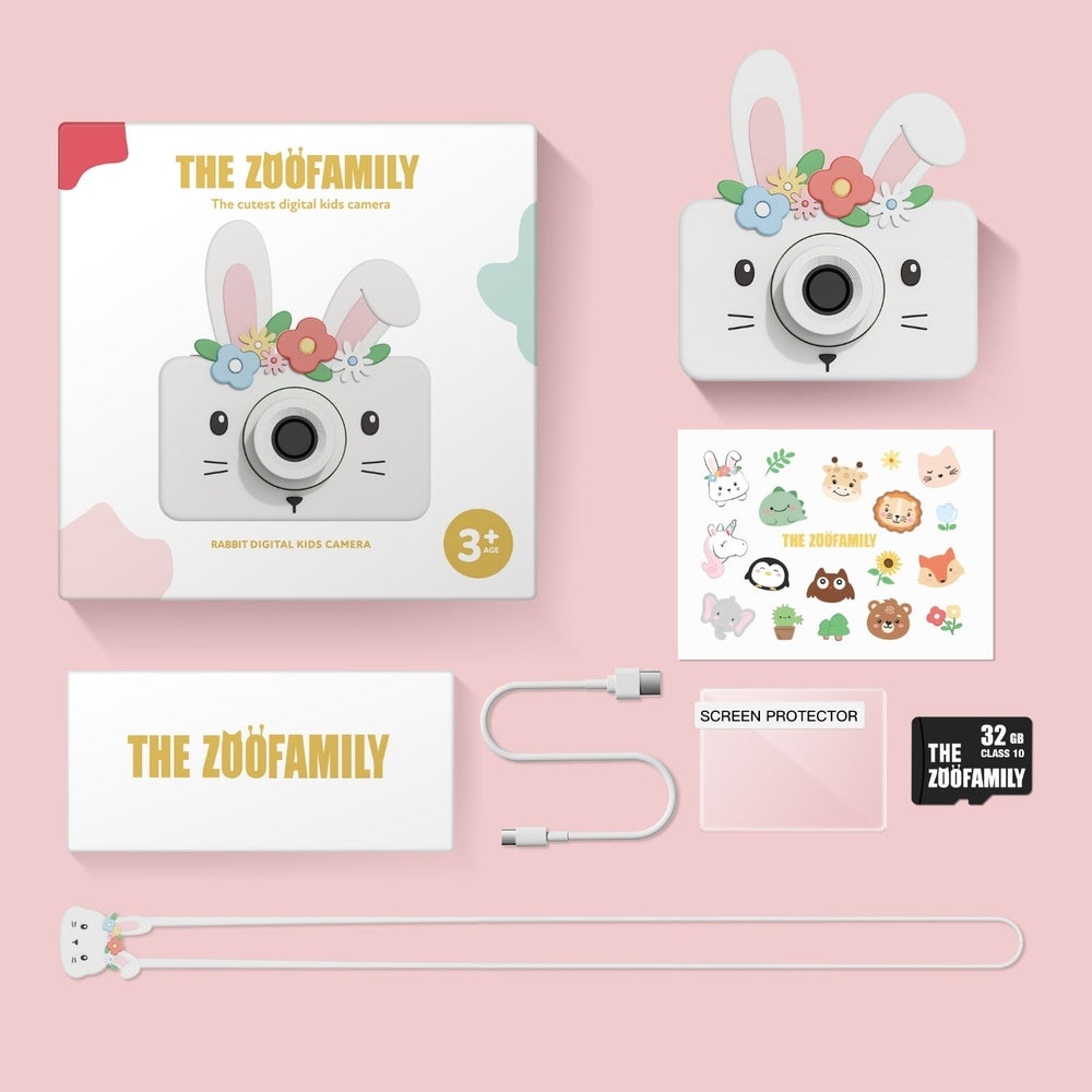 The Zoofamily Zoo Friends - Lapin Fleur | appareil photo pour enfants