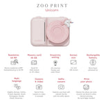 The Zoofamily Zoo Print - Licorne | Appareil photo pour enfants avec impression instantanée