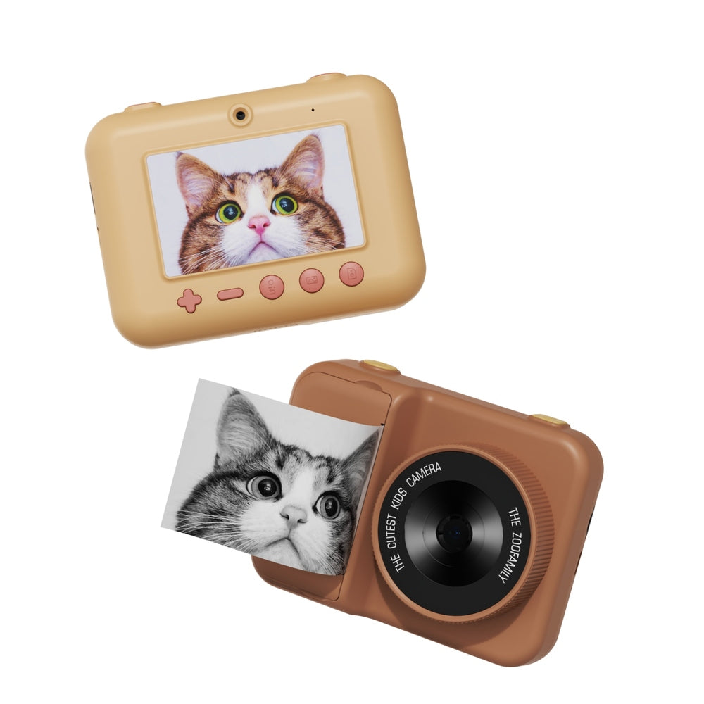 The Zoofamily Zoo Print - Ours | Appareil photo pour enfants avec impression instantanée