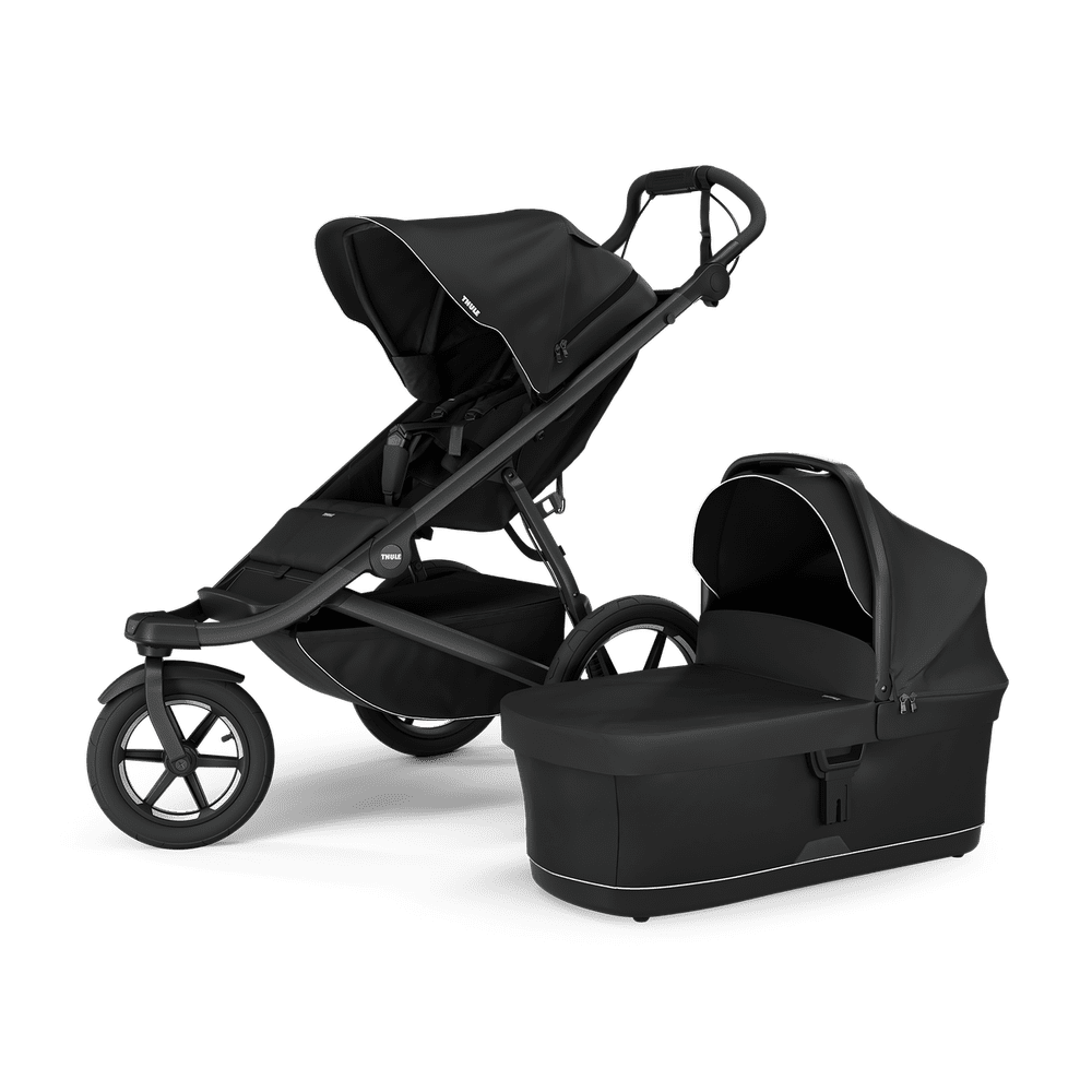 Kinderwagen tout-terrain - Thule Urban Glide 3 - Pack 2 en 1 Urban Glide + nacelle - Black On Black