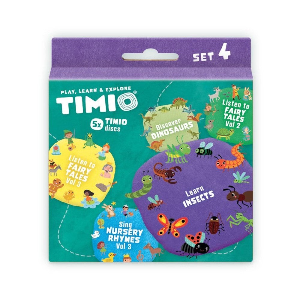 Lot de 4 disques pour Timio Player I