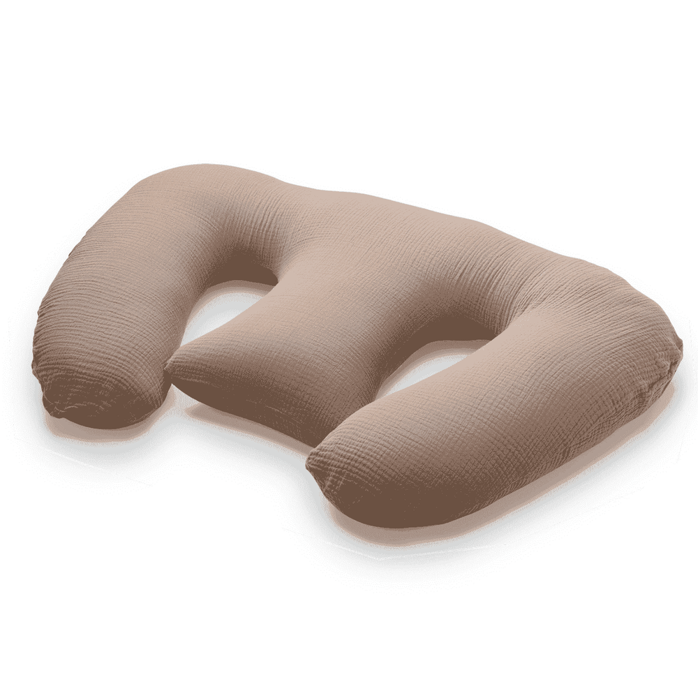 Coussin d’allaitement pour jumeaux Ilmaha - Taupe