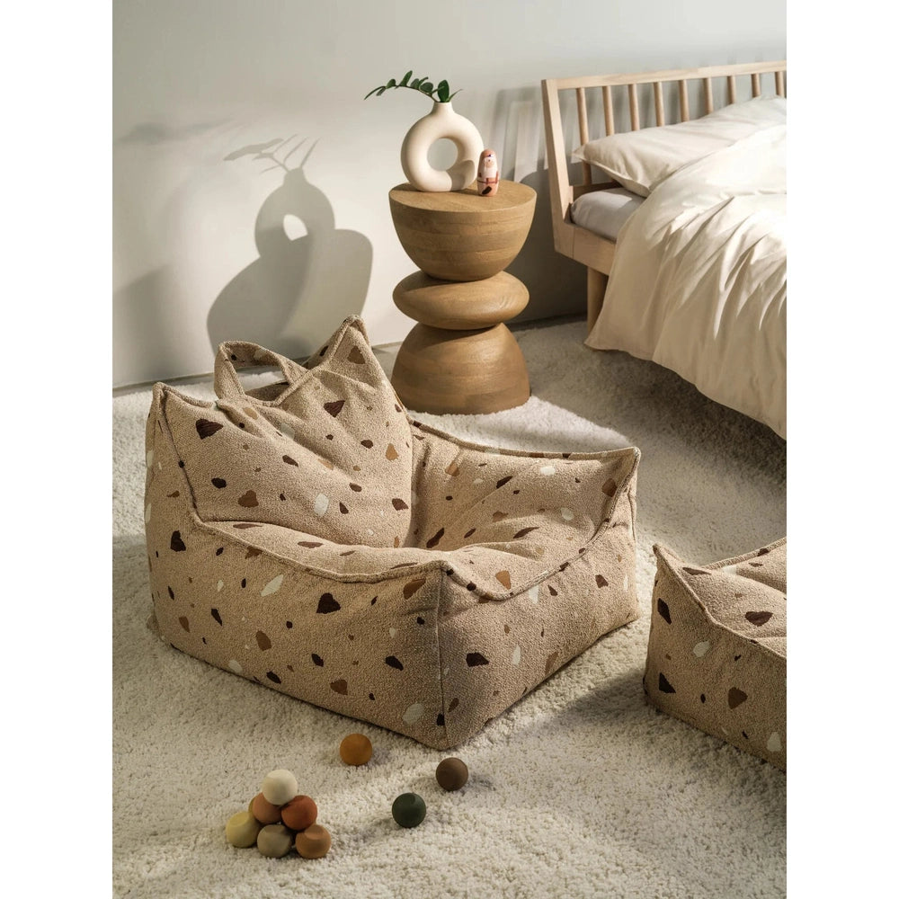 Fauteuil pouf WigiWama - Terrazzo Sand