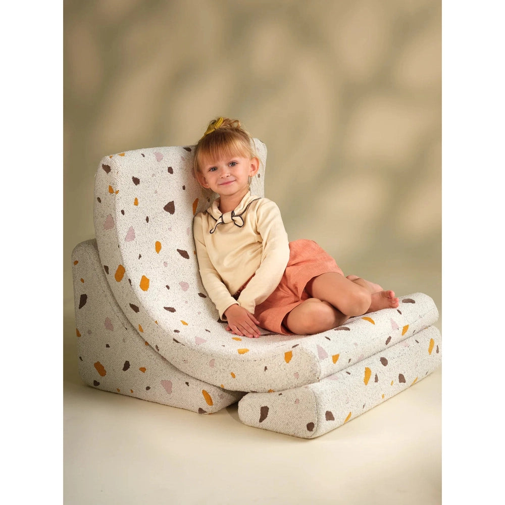 Wigiwama fauteuil bas - Moon Chair - Terrazzo Marble