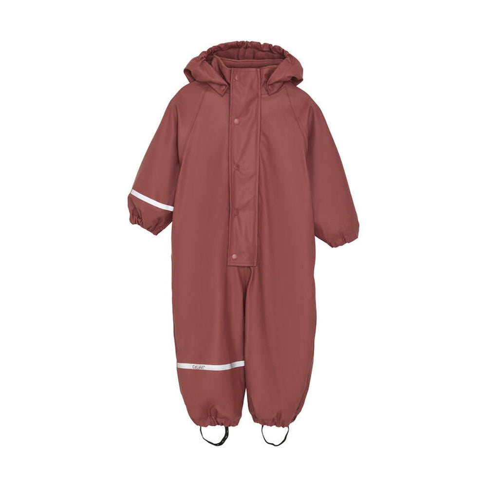 Combinaison de pluie imperméable pour enfants en plastique recyclé et polaire doublée - Apple Butter
