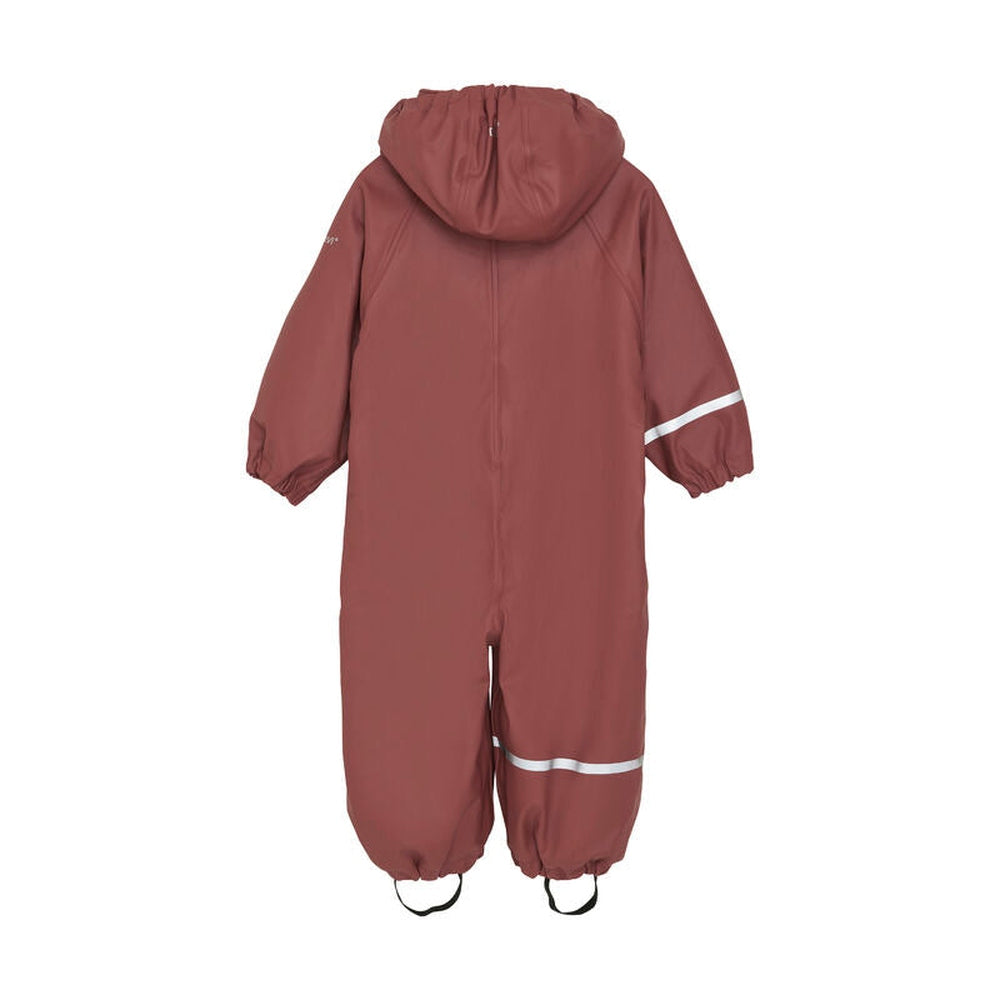 Combinaison de pluie imperméable pour enfants en plastique recyclé et polaire doublée - Apple Butter