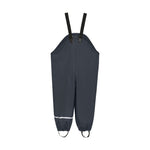 Combinaison de pluie imperméable pour enfants en plastique recyclé - bleu marine foncé