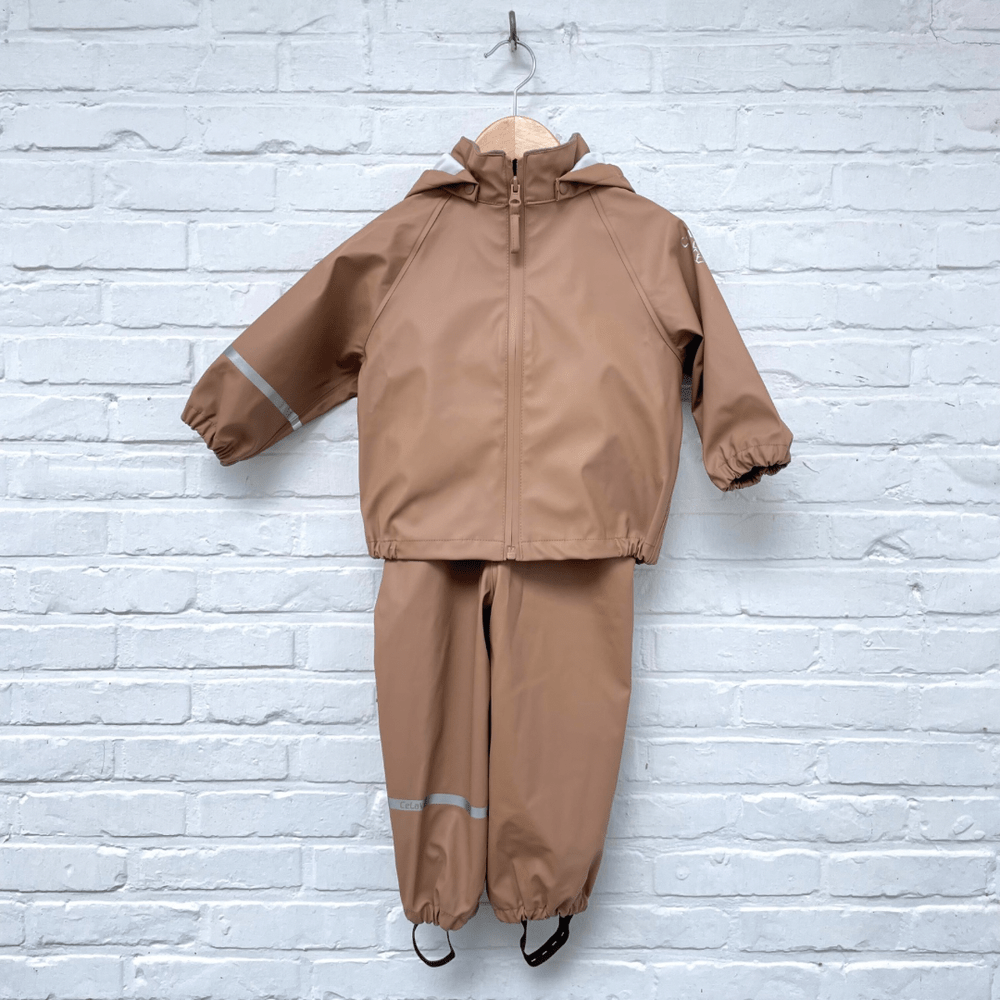 Combinaison de pluie imperméable pour enfants en plastique recyclé - Woodsmoke
