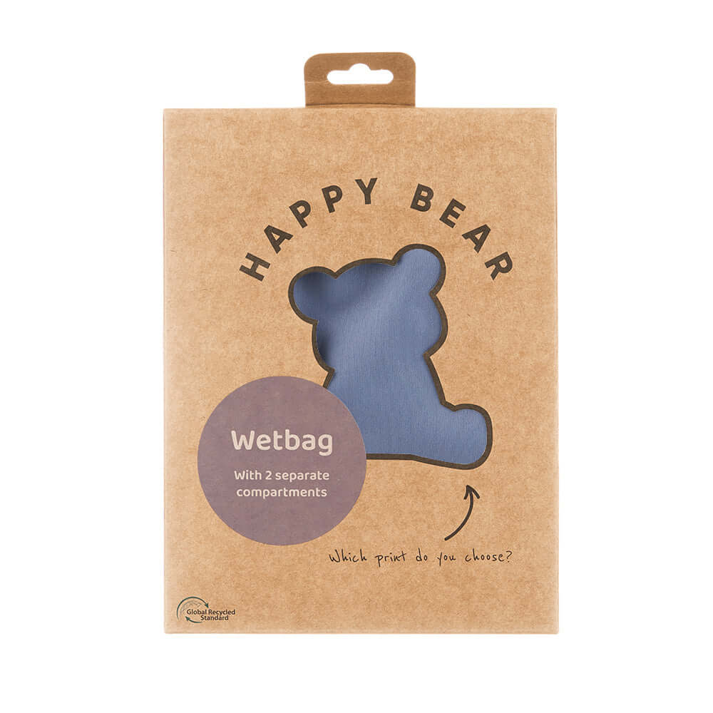 Sac wetbag/sac à langer Happy Bear - Denim