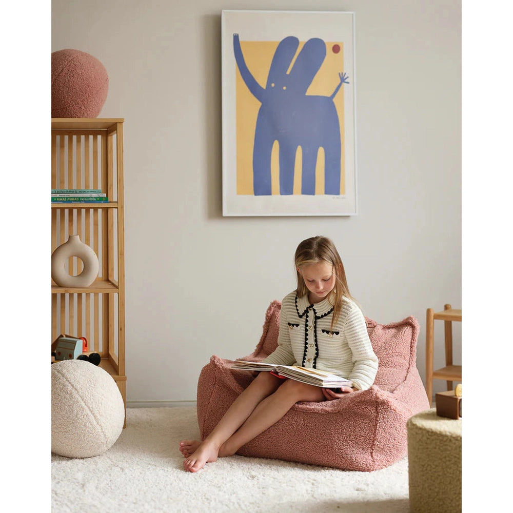 Fauteuil pouf WigiWama - Guava Pink
