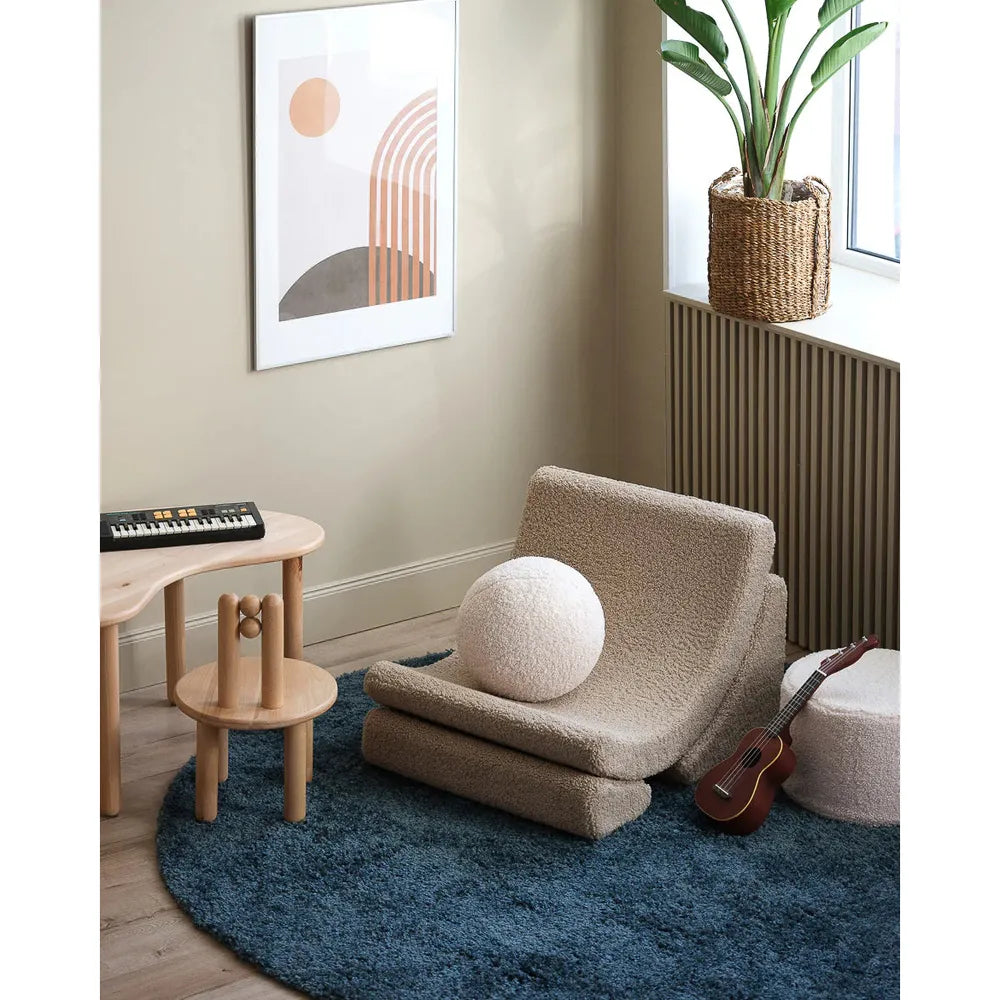 Wigiwama fauteuil lounge - Moon Chair - Biscuit