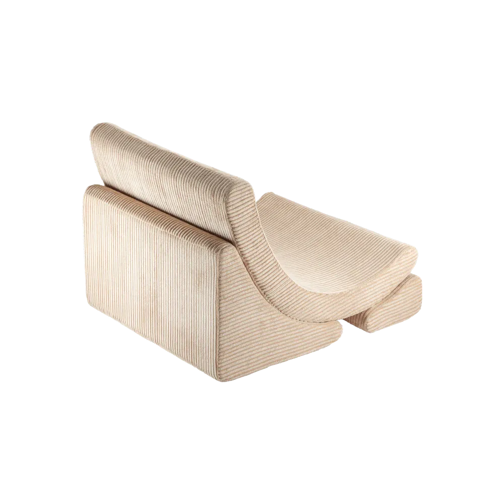 Fauteuil lounge Wigiwama - Moon Chair - Brun sucre