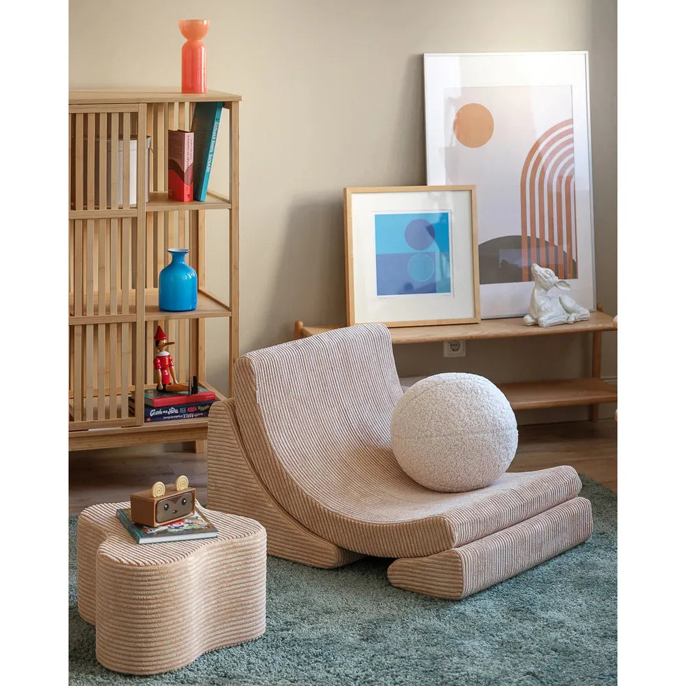 Wigiwama fauteuil bas - Moon Chair - Sucre brun
