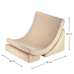 Wigiwama fauteuil Moon Chair - Sucre brun