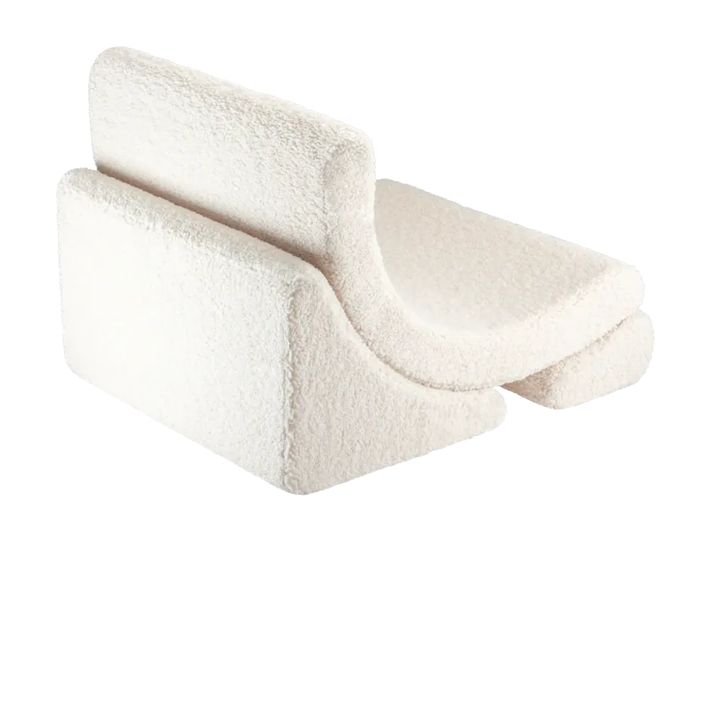 Wigiwama fauteuil Moon - blanc crème
