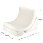 Wigiwama fauteuil relax - Moon Chair - blanc crème
