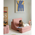 Wigiwama Ligzetel - Fauteuil Moon - Rose goyave
