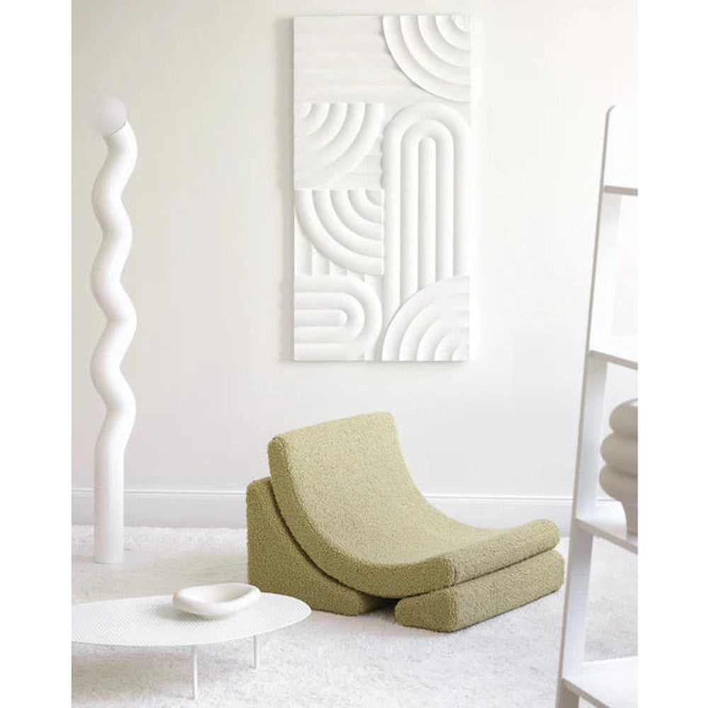 Wigiwama Chaise lounge - Moon Chair - Matcha
