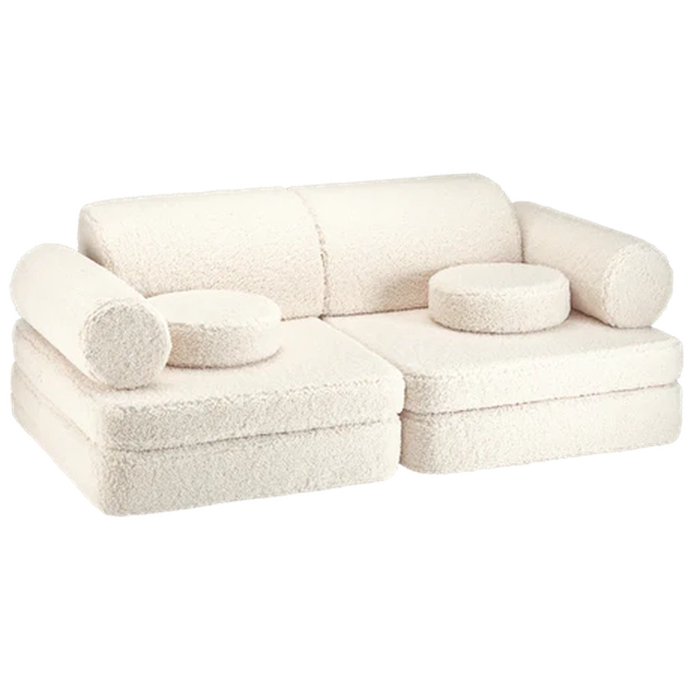 Wigiwama Ensemble de fauteuils - canapé blanc crème