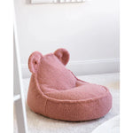 Pouf ourson Wigiwama - rose goyave