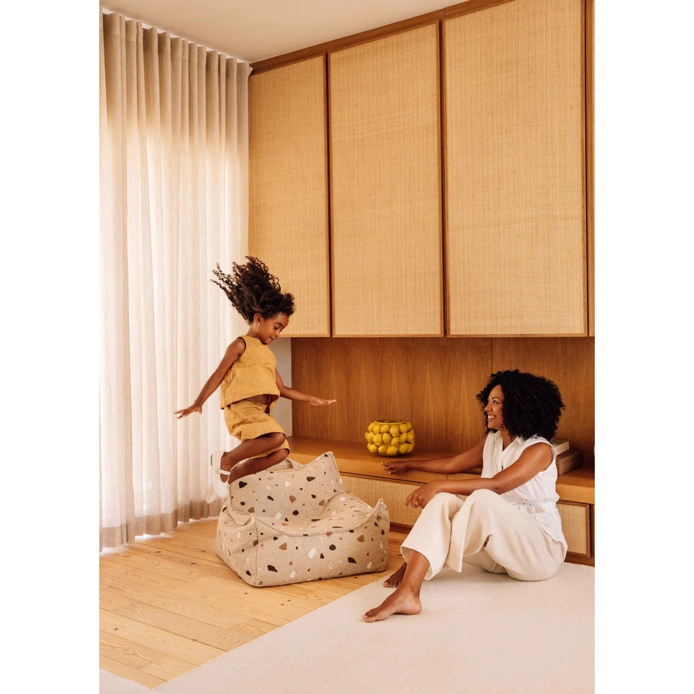 WigiWama fauteuil pouf - Terrazzo Sand
